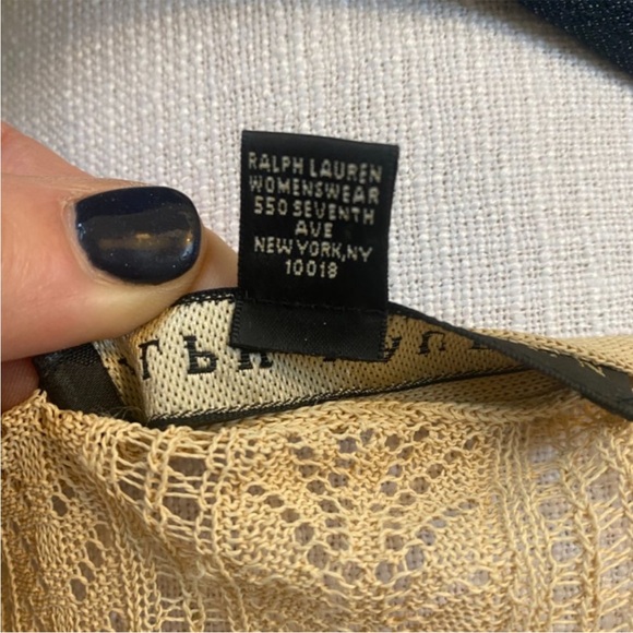 ⭐Ralph Lauren Black Label Tan Women's Cardigan - Picture 7 of 7